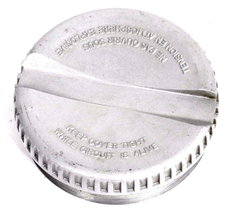 Used BAILEY 6638294-1 ALUM. TRANSMITTER CAP FOR PTSDDC122BB210B