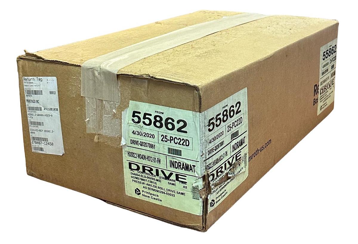 Used REPAIRED REXROTH HDS02.2-W040N-HS23-01-FW / R911281038 Diax SERVO DRIVE SERCOS