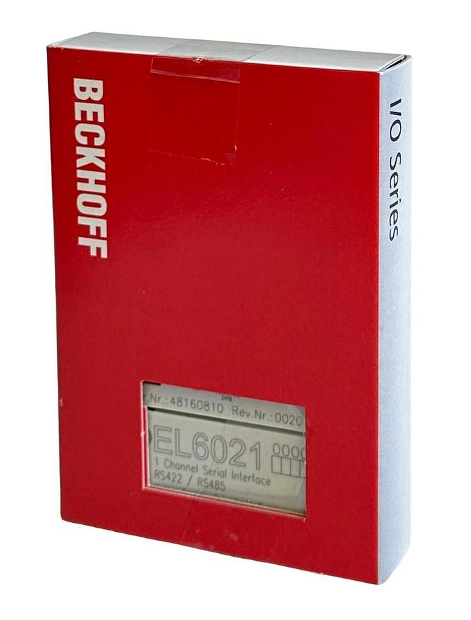 NEW BECKHOFF EL6021 I/O SERIES 1-CHNL SERIAL INTERFACE MODULE RS422/RS485 OEM