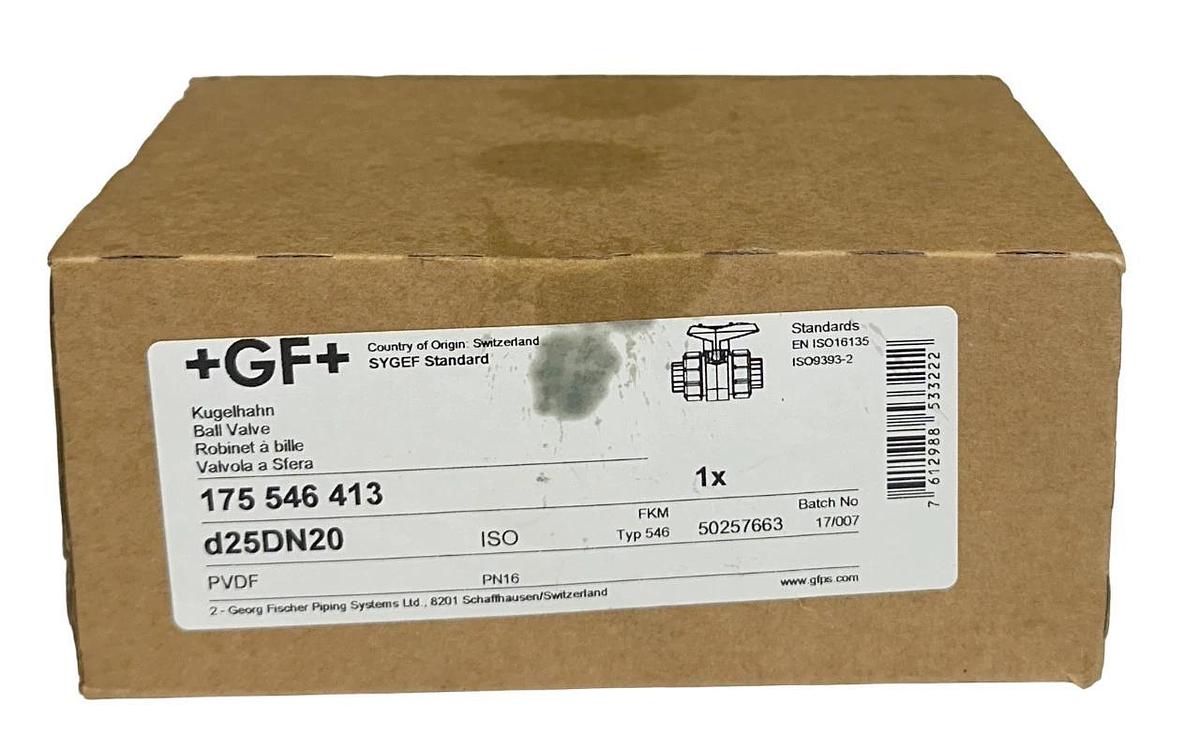 +GF+ GEORG FISCHER 175.546.413 / 175546413 MANUAL BALL VALVE 3/4'' TYPE 546 NSMP