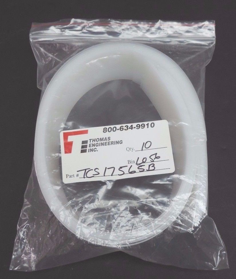 Used LOT OF 10 NEW THOMAS ENGINEERING TCS17565B PLENUM INLET SEAL 1-7/8" W 32" LENGTH
