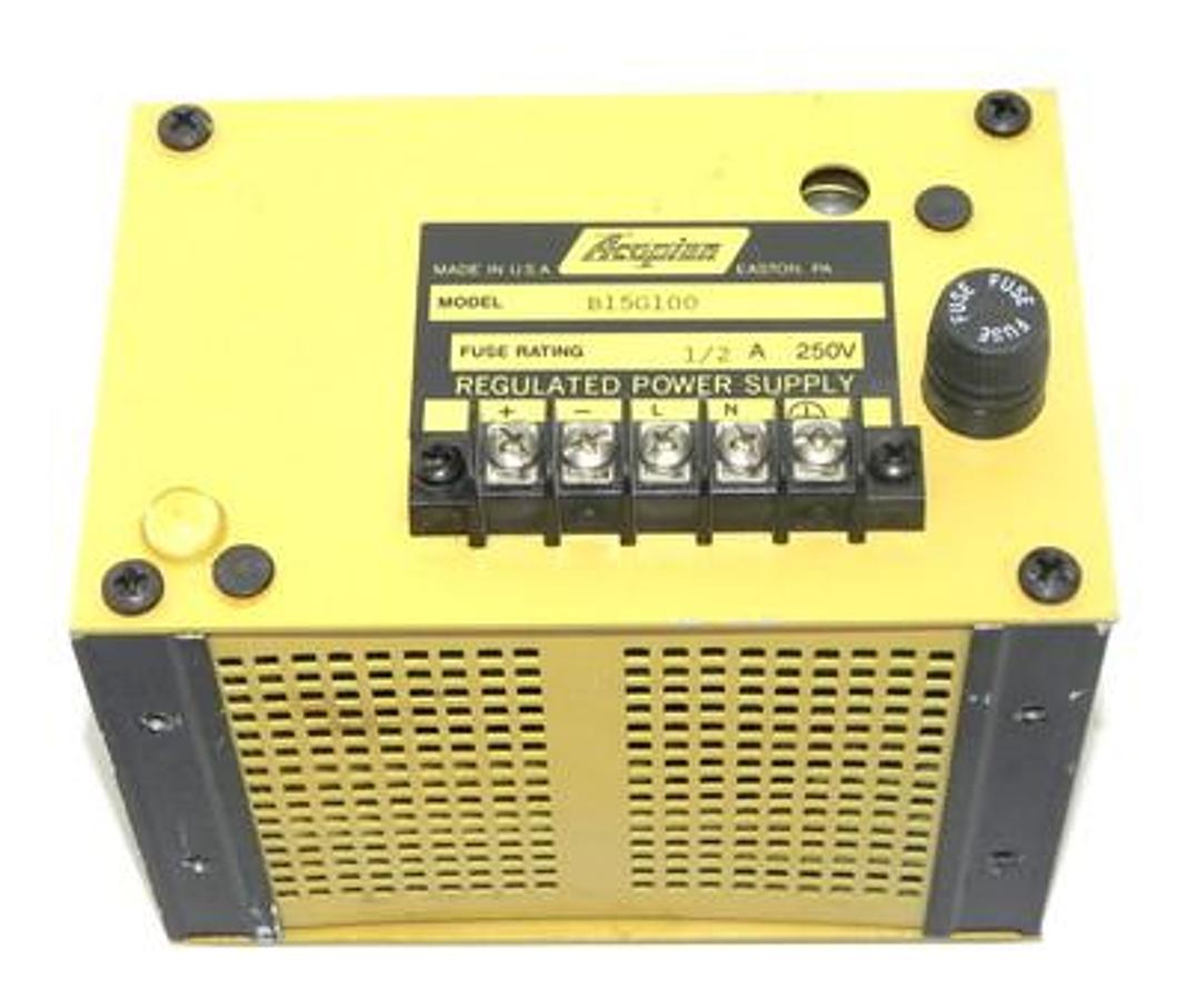 Used ACOPIAN B15G100 REGULATED POWER SUPPLY 1/2A 250V