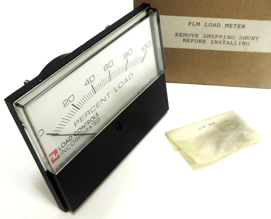 Used NIB LOAD CONTROLS PFR-1700 MOTOR CONTROL SENSOR COMPENSATOR W/ PLM LOAD METER