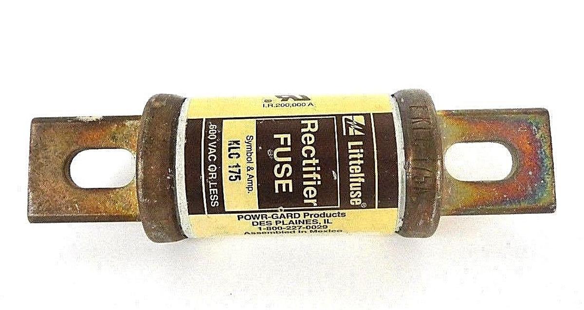 NEW LITTELFUSE KLC 175 RECTIFIER FUSE KLC175, 600 VAC OR LESS