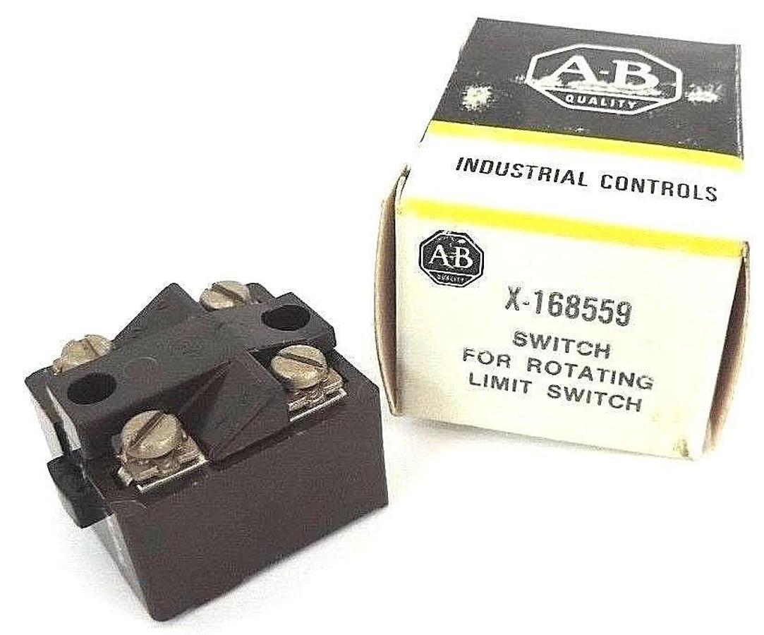 Used NIB ALLEN BRADLEY X-168559 SWITCH FOR ROTATING LIMIT SWITCH X168559