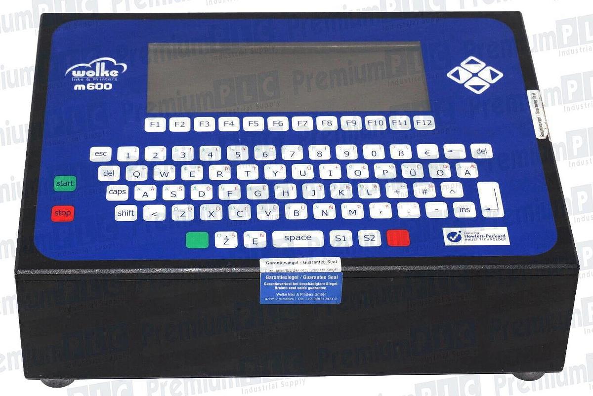 Refurbished WOLKE VIDEOJET m600 PRINT CONTROLLER 115VAC/100W H/W VER. 1.14 REPAIRED