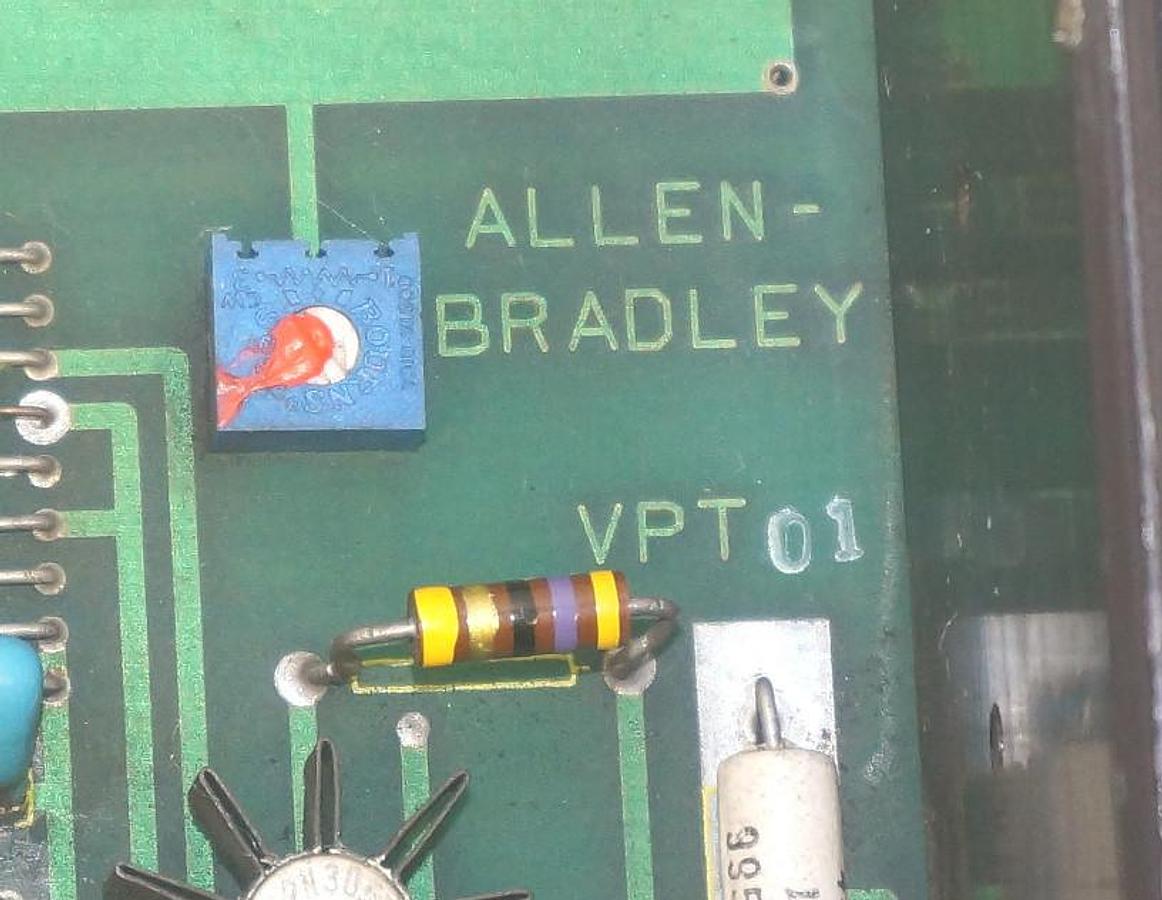 Used ALLEN BRADLEY 635375-01 CONTROL MODULE POWER SUPPLY/MEMORY 7300-VPE