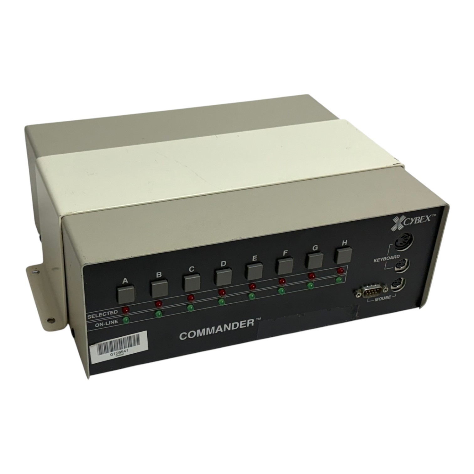 Used Cybex Commander ARI-4 8-Port KVM Switch 520-065 with Mounting Bracket