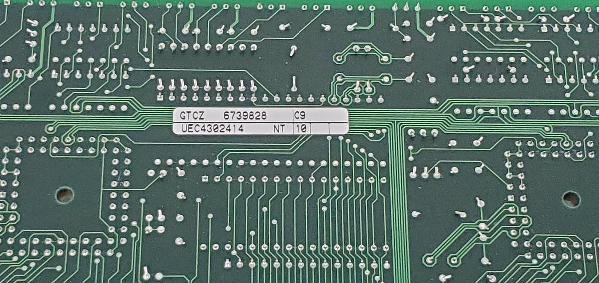 Used MERLIN GERIN GTCZ 6739828 PC CONTROL BOARD UEC4302414 6739827XD-1C 6739827XD-4C