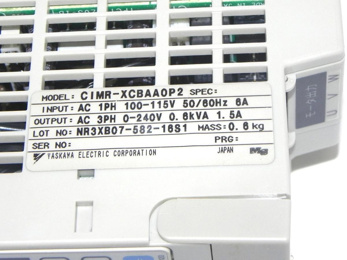 Used MAGNETEK CIMR-XCBAA0P2 DRIVE GPD 205, CIMR-XCBAAOP2 W/ JVOP-120