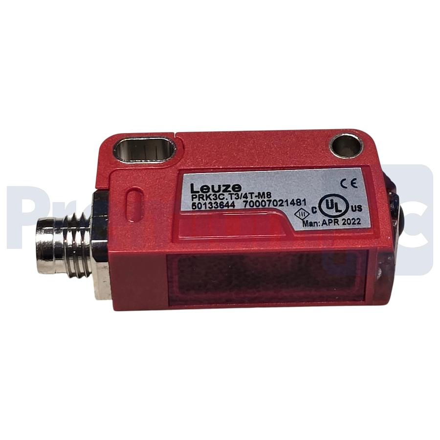 Used Leuze PRK3C.T3/4T-M8 | 50133644 Photoelectric Sensor M8 Connector NSNP