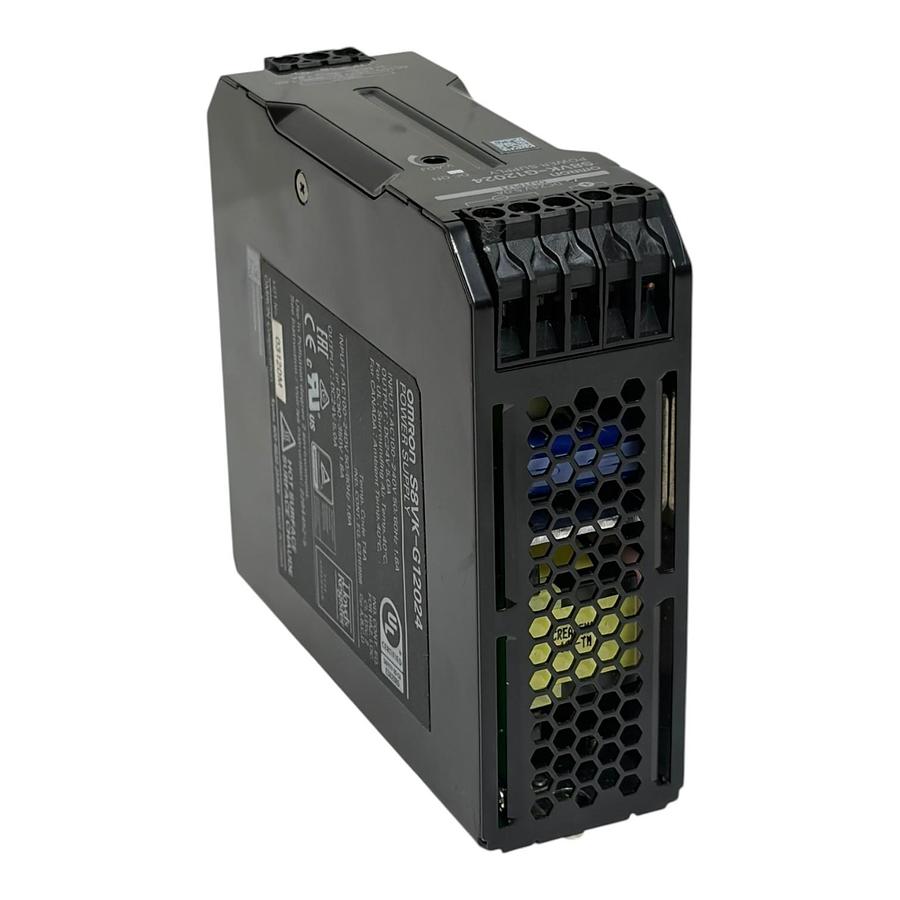 Used Omron S8VK-G12024 DIN Rail Power Supply 24V 5A 120W Switch Mode