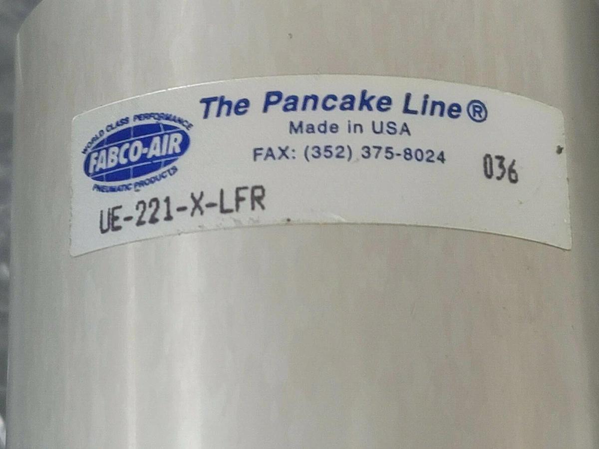 Used THE PANCAKE LINE FABCO-AIR UE-221-X-LFR PANCAKE CYLINDER UE221XLFR