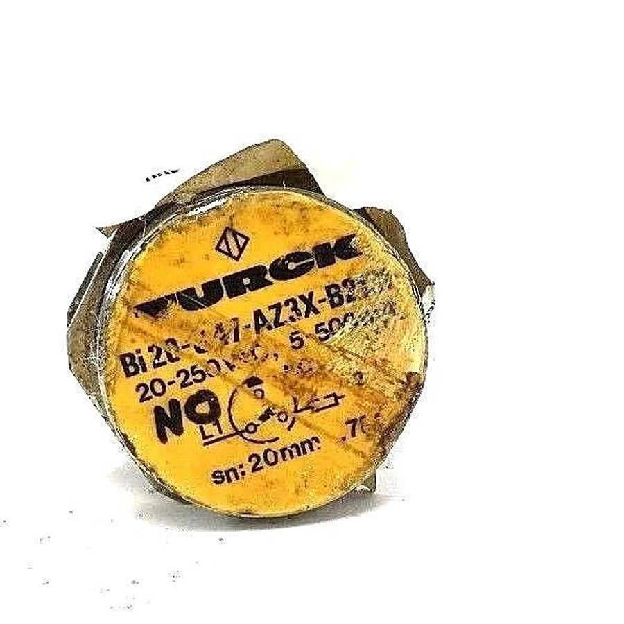 Used TURCK BI20-G47-AZ3X-B2131 PROXIMITY SENSOR METAL BARREL WITH CONNECTOR