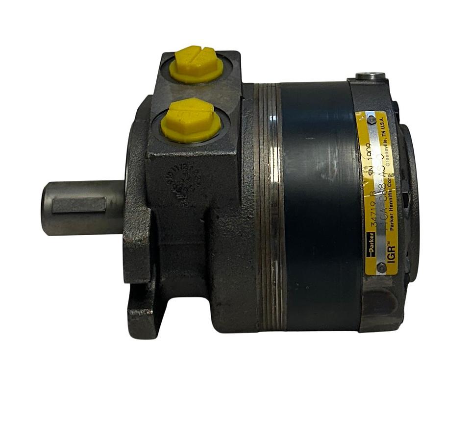 Used PARKER IGR 110A-088-AS-0 / 34719B HYDRAULIC MOTOR 8.8 CU. IN. DISPLACEMENT NSNP