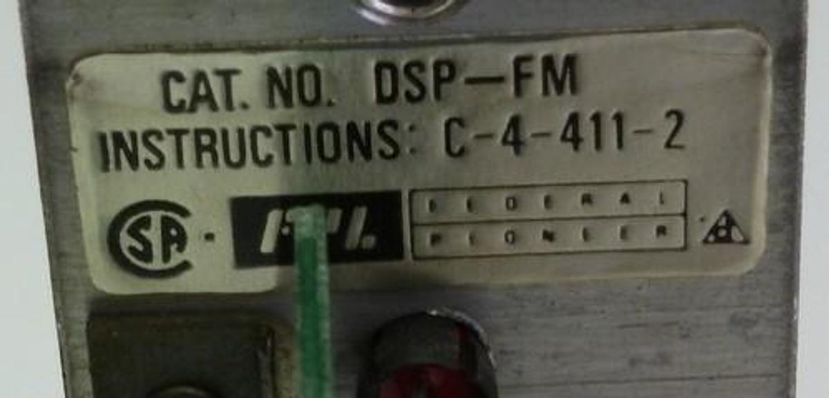Used FEDERAL PIONEER DSP-FM FEEDER MODULE DSPFM