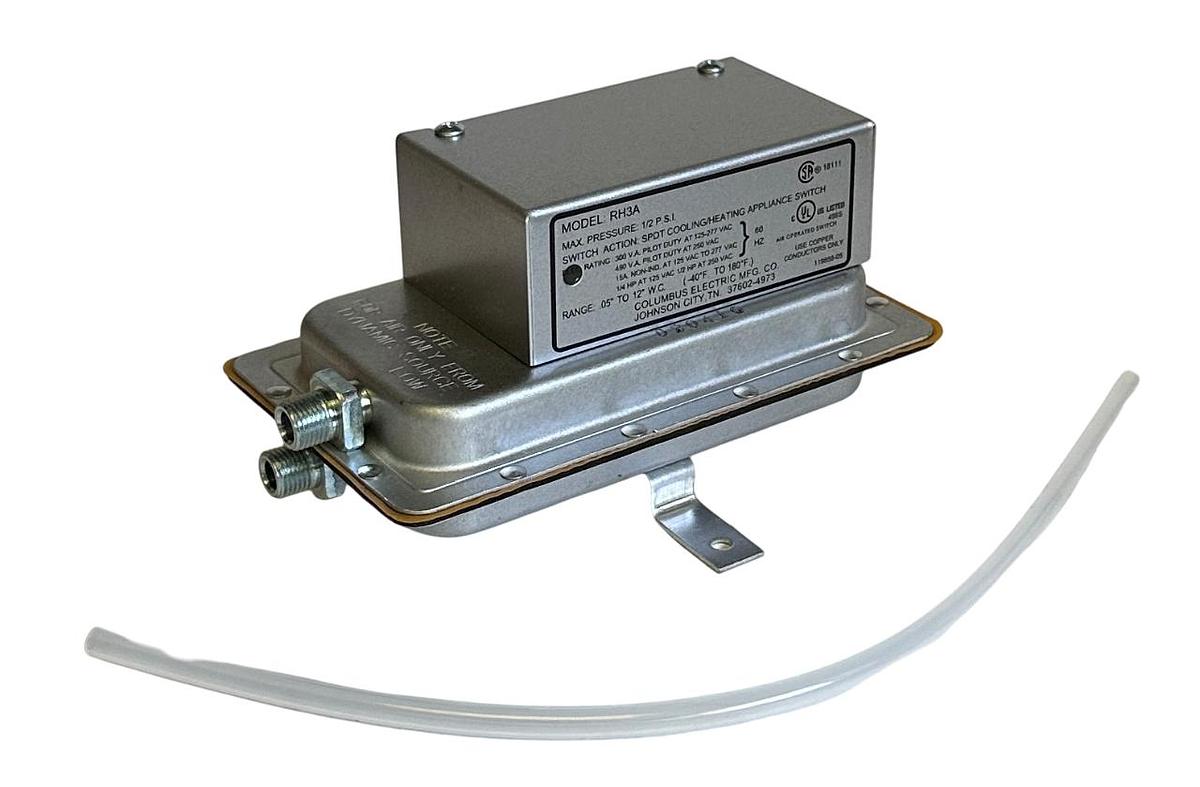 Used NEW COLUMBUS 2E462A / RH3A SPDT COOLING/HEATING APPLIANCE SWITCH 60Hz .05-12''WC