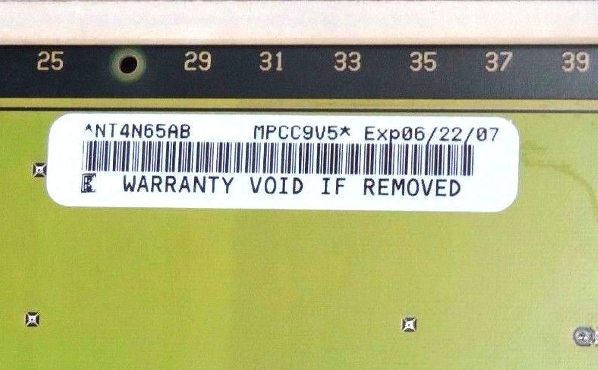 Used REPAIRED NORTEL NETWORKS NT4N65AB INTERFACE CARD REL. 02, NNTMSO00161M, NT4N6501