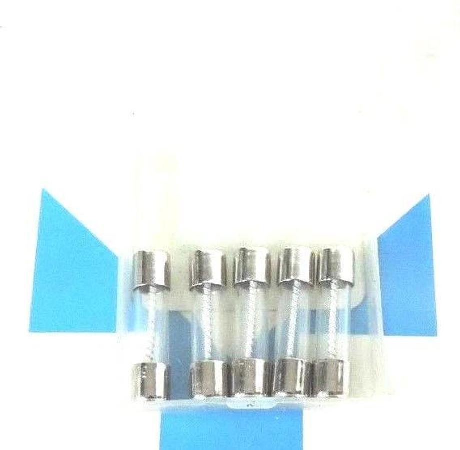 Used BOX OF 100 NEW GOULD SHAWMUT GSC5 TIME DELAY FUSES 125V, 5AMP