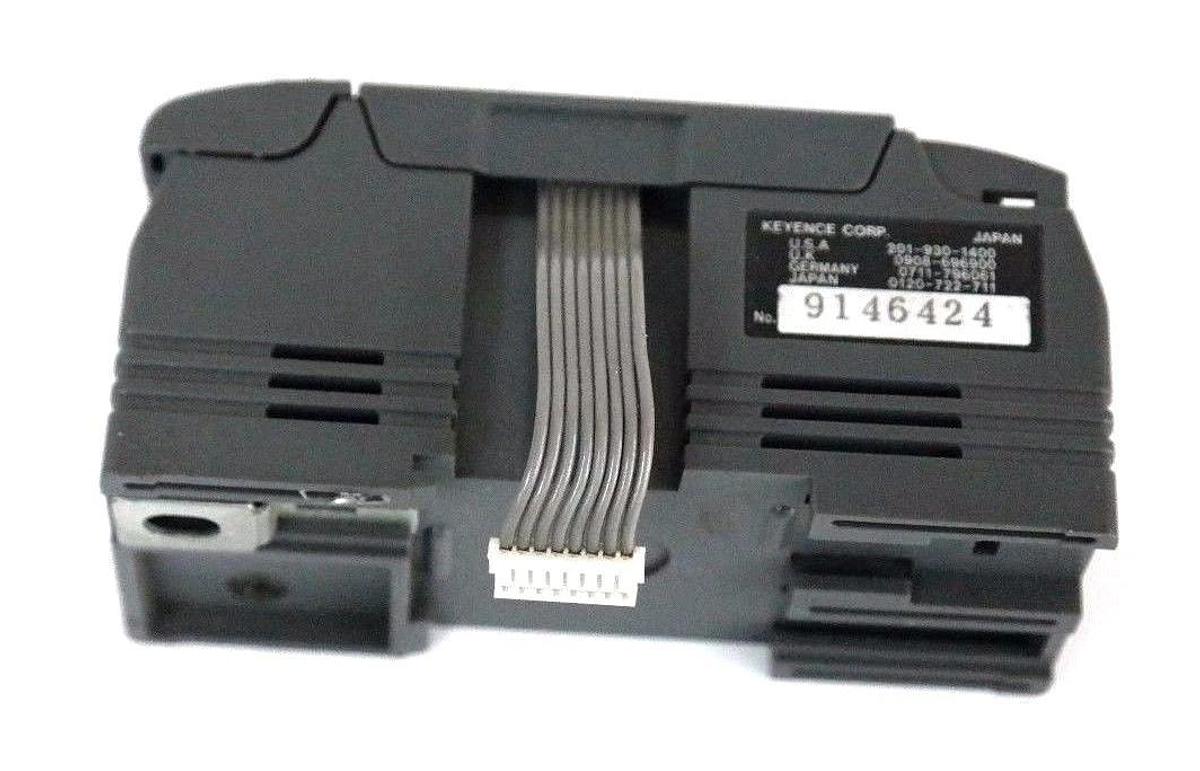 Used KEYENCE KV-16T PLC I/O MODULE W/ KV-8ER EXPANSION MODULE KV16T KV8ER