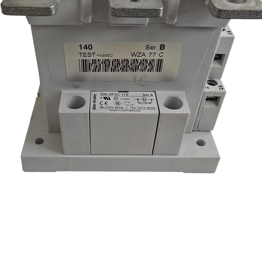 Used Allen Bradley 100-D140D11 /B IEC Contactor 3PH 140A 600V 110/120V-Coil 100-D140