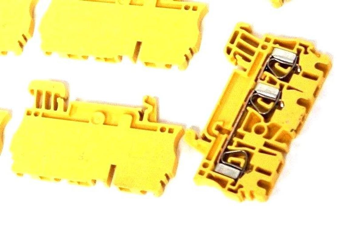 Used LOT OF 9 NEW WEIDMULLER ZDU 2.5/3AN TERMINAL BLOCKS