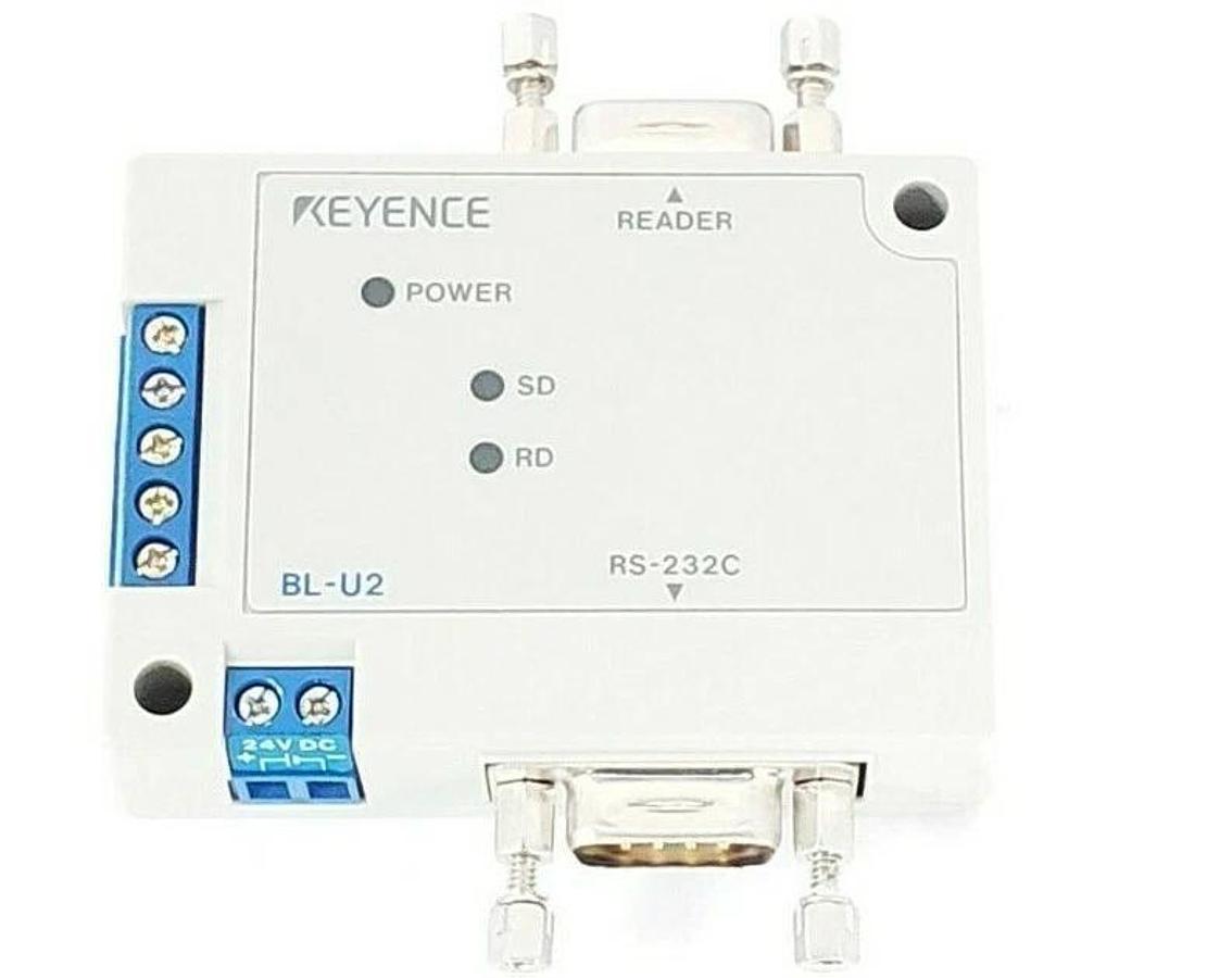 Used KEYENCE BL-U2 BARCODE SCANNER POWER SUPPLY UNIT 24VDC 250mA