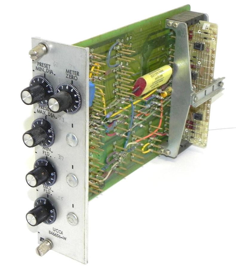 Used RELIANCE ELECTRIC 84543-108A PC BOARD 0-48652, UCC4 846656-W WITH 0-52015 BOARD