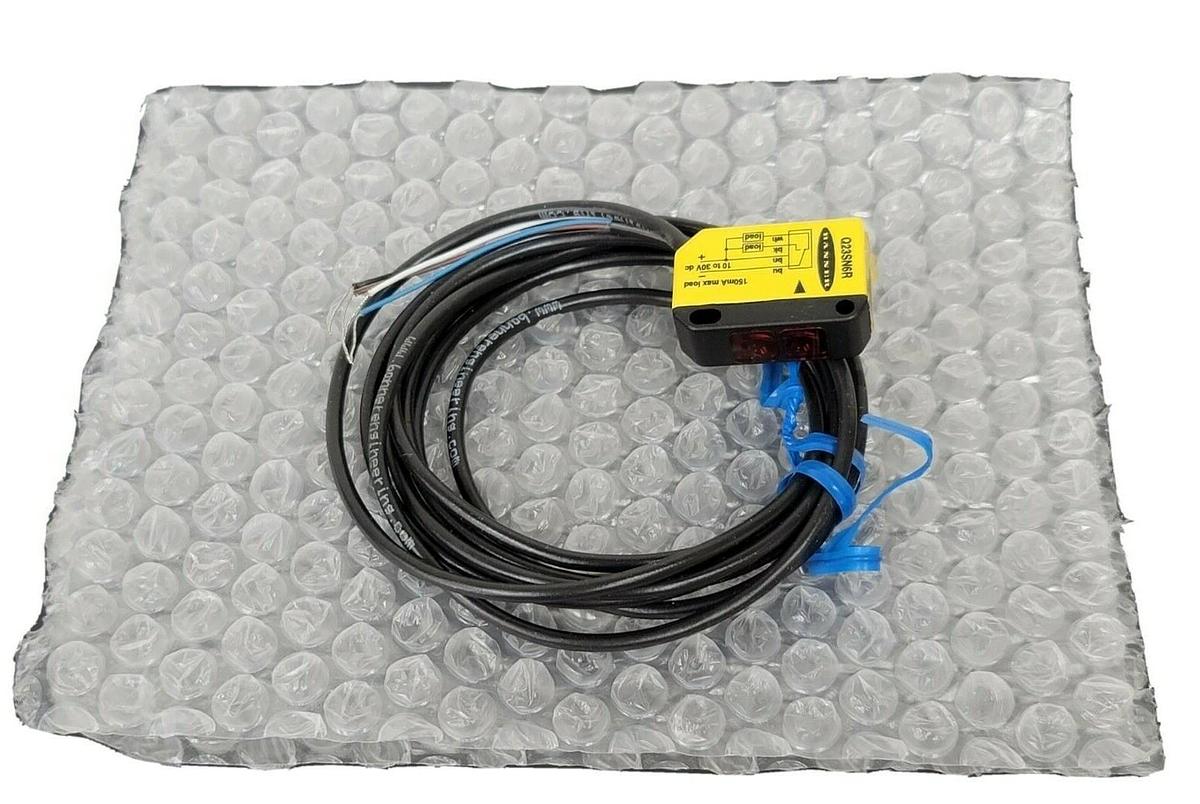 Used NEW BANNER Q23SNR6 PHOTOELECTRIC SENSOR 10 TO 30V DC