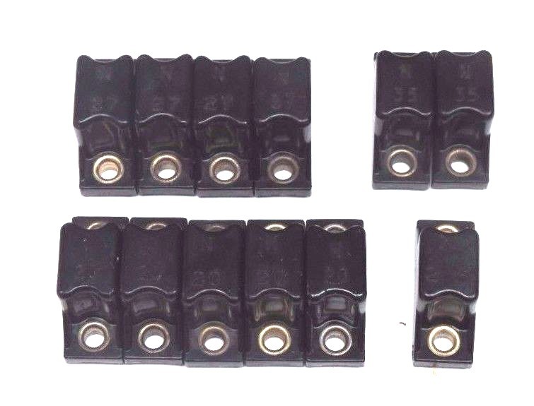Used LOT OF 12 ALLEN BRADLEY HEATER ELEMENTS, N20, N27, N26, N35