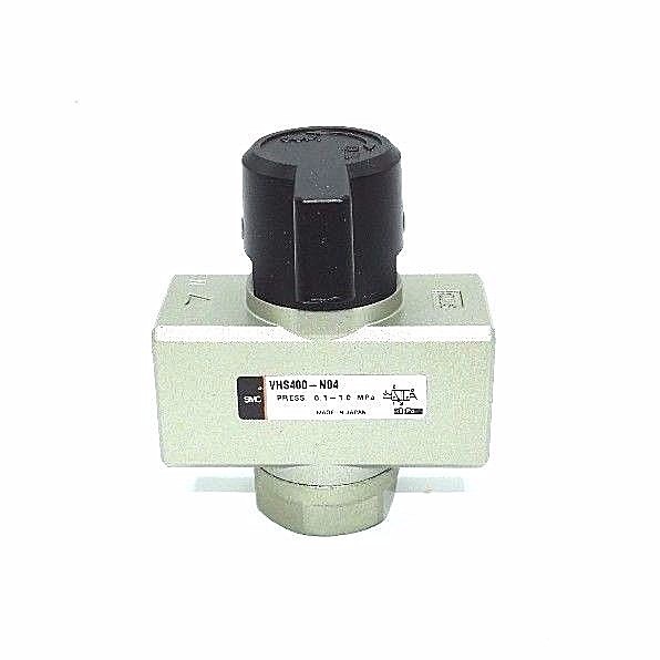 Used NEW SMC VHS400-N04 SHUT-OFF VALVE VHS400N04, PRESS. 0.1~1.0 MPa