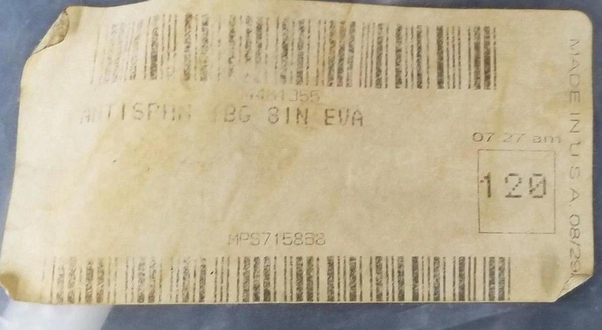 GENERIC MPS715868 ANTI-SIPHON TUBING 94481355 ANTISPHN TBG 8IN EVA