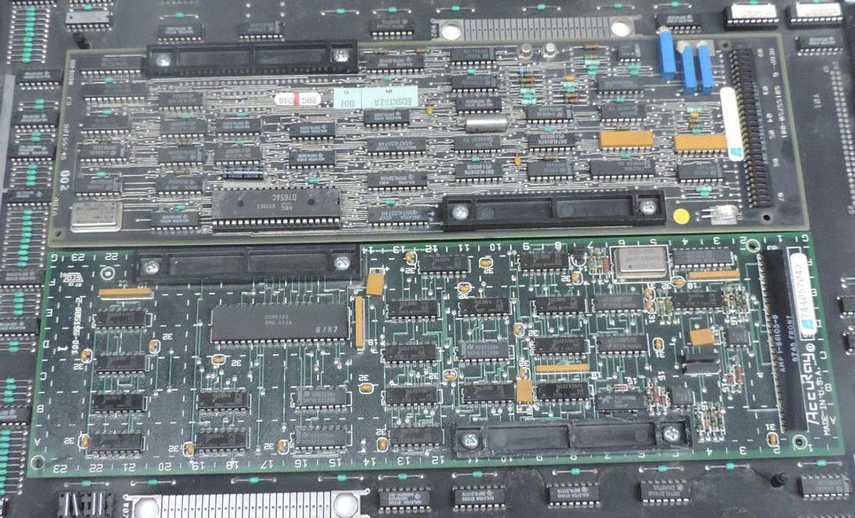 Used HONEYWELL 60162993-001 CIRCUIT BOARD W/ ABB 60155750-001 & ACCURAY 2-085155-001