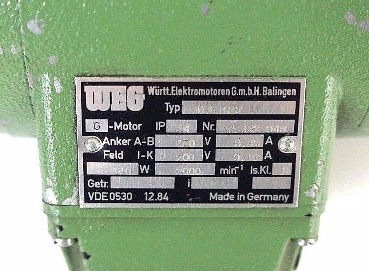 Used WEG KGR622 G-MOTOR KGR-622 44IP NR. 2-186-948, VDE0530, 12.84, 110W