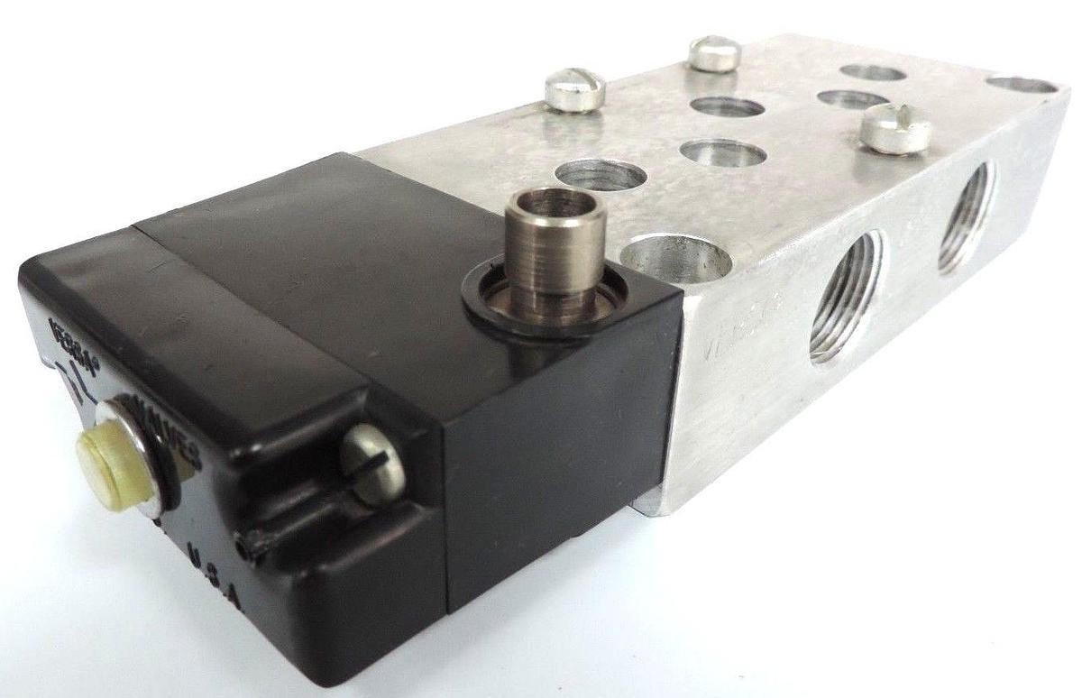 Used NEW VERSA 25-870-8160A SOLENOID VALVE C-962318 MANIFOLD BLOCK