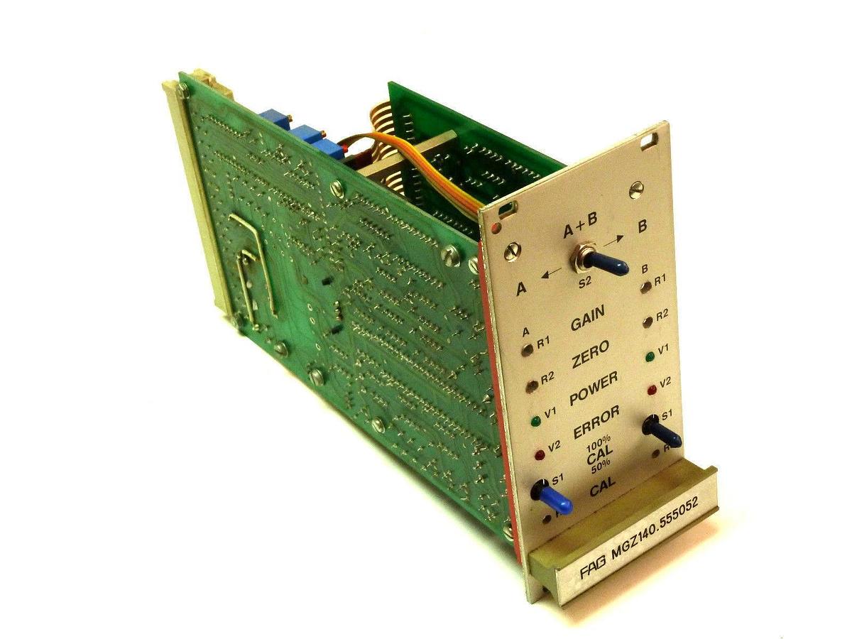Used FAG MGZ140.555052 AMPLIFIER CARD MGZ 140 MGZ140555052