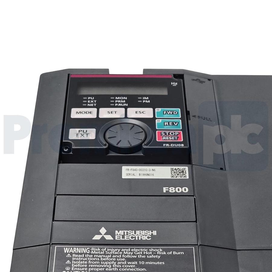 Mitsubishi FR-F840-00310-3-N6 FREQROL FR-F800 Inverter VFD 29A/15kW/20HP 3P NSMP