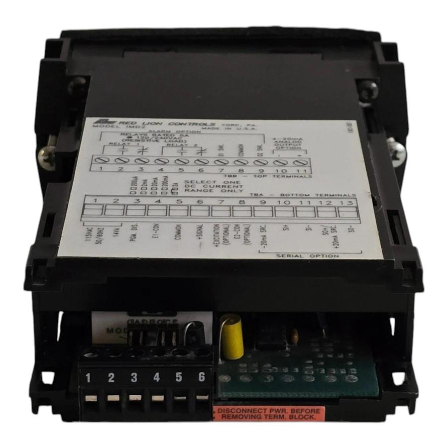Red Lion IMD20000 IMD2 Apollo DC Current Panel Meter 6-Digit LED 115VAC NSNP