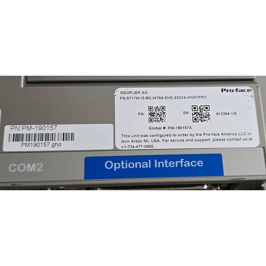 Used Pro-face PS5000 PFXPS2HN3D80N0NN00 SLIM PANEL PC CORE i3 W15 DC 8GB PS5711W NSMP