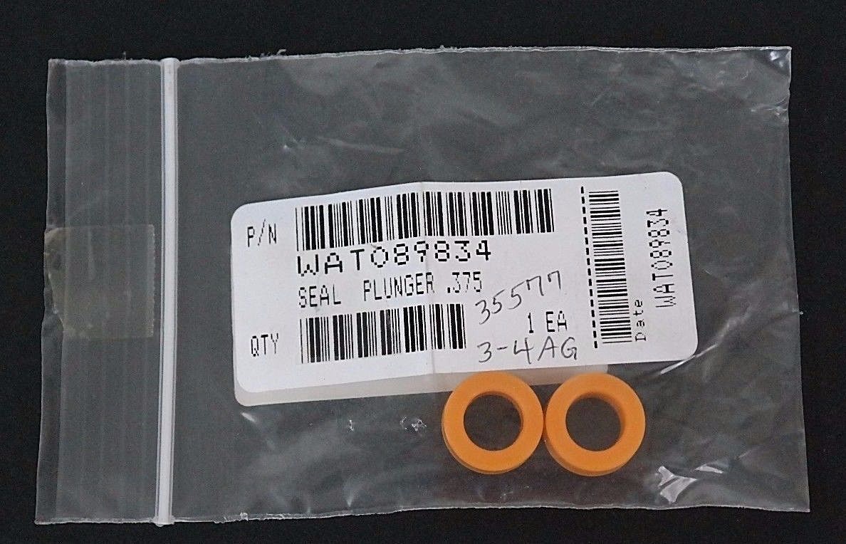 Used LOT OF 2 NEW WATERS WAT089834 PLUNGER SEALS .375