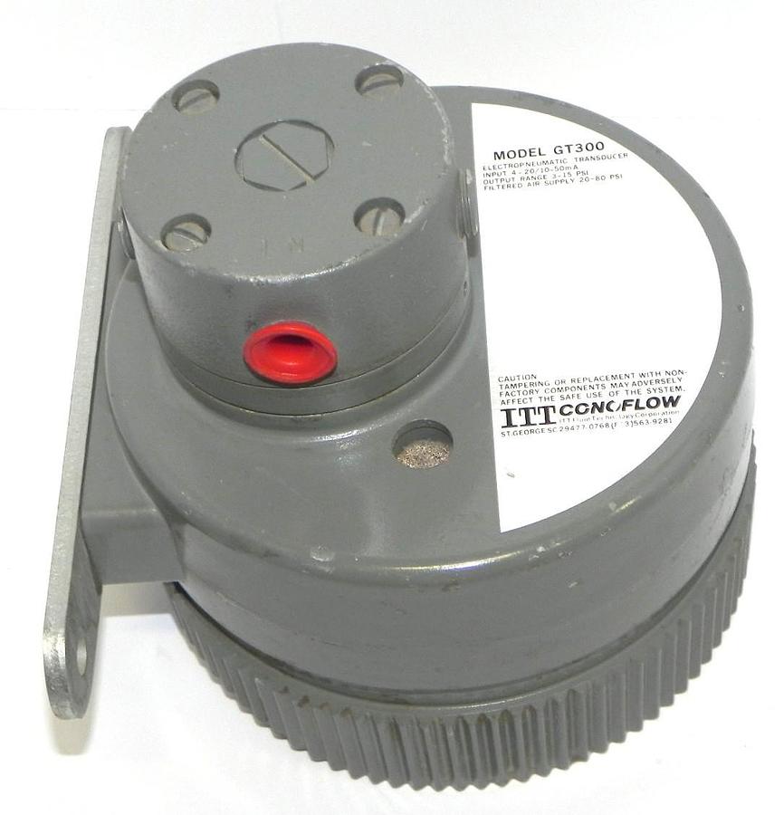 Used ITT CONOFLOW MODEL GT3000 ELECTROPNEUMATIC TRANSDUCER OUTPUT RANGE 3-15 PSI