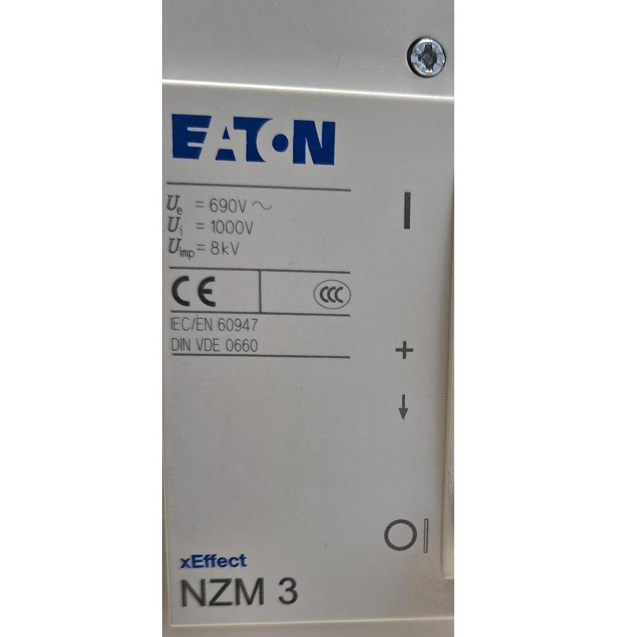 Used EATON MOELLER NZMN3-AE600-NA - NZM CIRCUIT BREAKER 3P 600A w/MAGNETIC TRIP NSMP