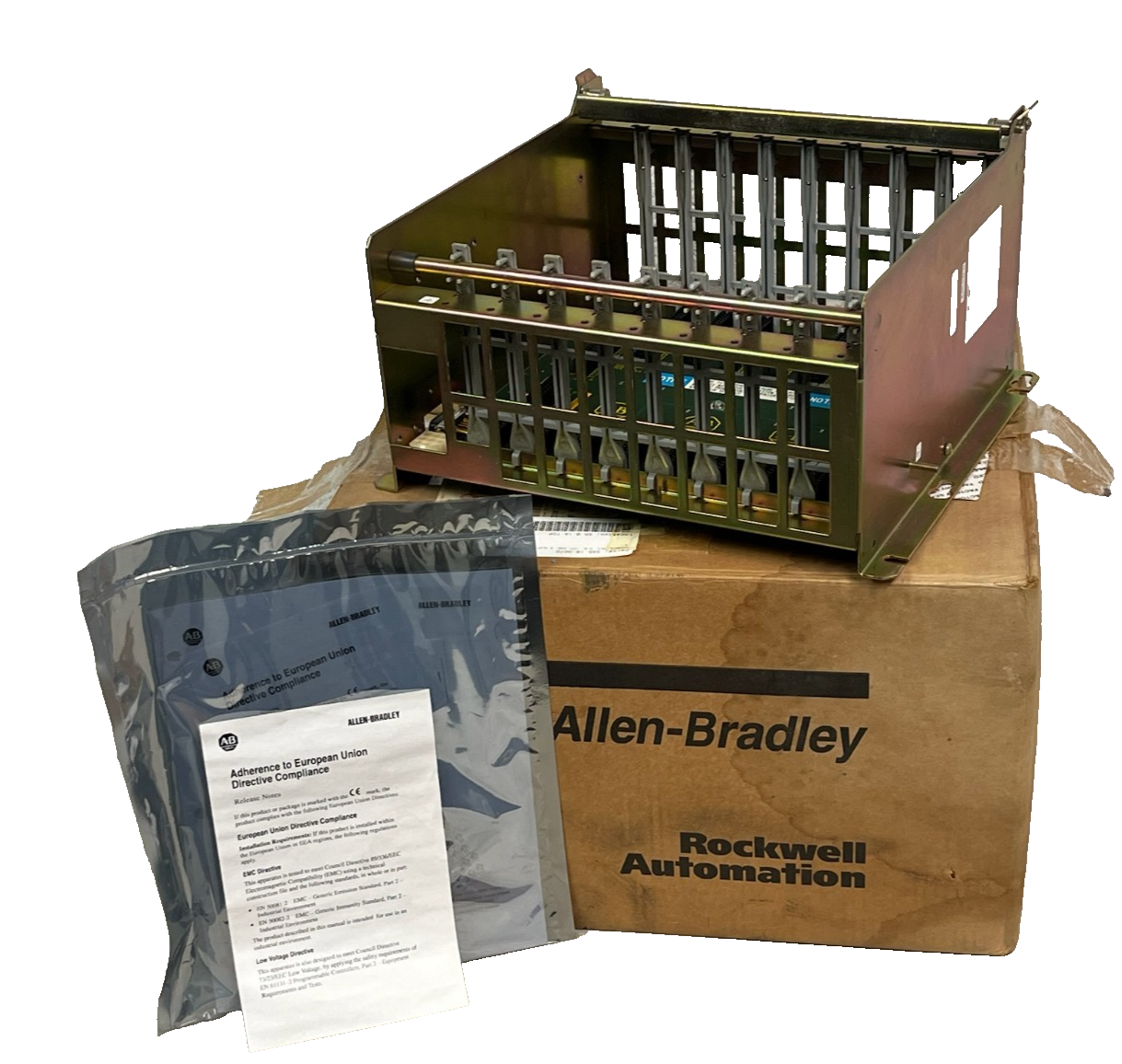 Used Allen-Bradley 1771-A2B /B PLC-5 8-Slot I/O Chassis 1771A2B Remanufactured