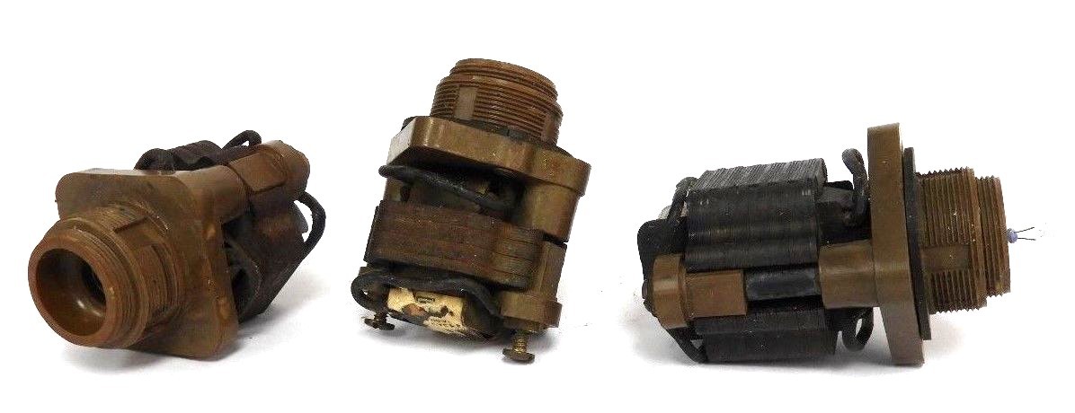 Used LOT OF 3 SQUARE D 9001-TP1 PILOT LIGHTS 9001TP1, 50/60 CYCLES