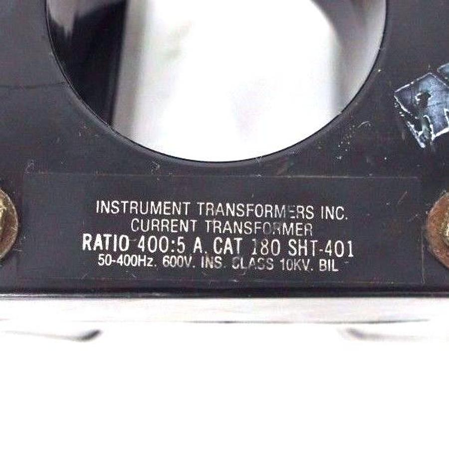 Used SIEMENS 25-131-044-006 TRANSFORMER MODEL: 180SHT 400:5A 180 SHT-401 - LOT OF 3