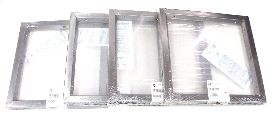 LOT OF 4 NEW AIR LOUVERS VLFEZS-1818 STAINLESS STEEL ACTIVAR VISION LITES