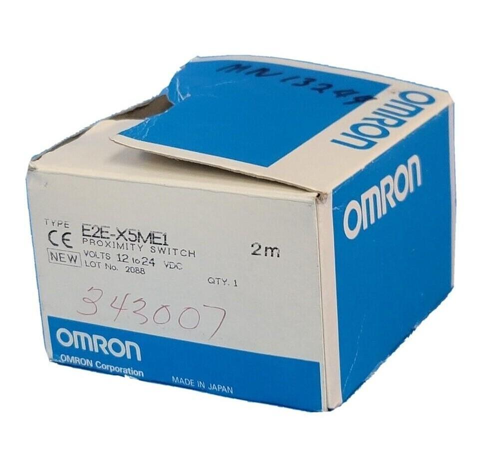 Used NIB OMRON E2E-X5ME1 PROXIMITY SWITCH 12 TO 24 VDC, E2EX5ME1