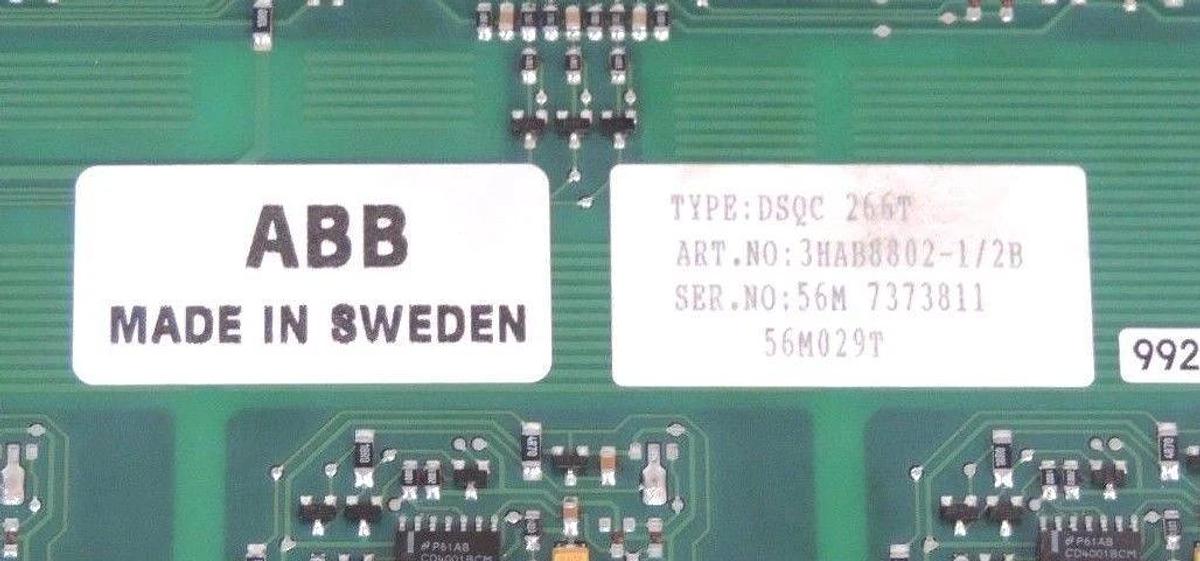 Used ABB DSQC 266T SERVO AMPLIFIER BOARD 3HAB8802-1/2B, DSQC266T