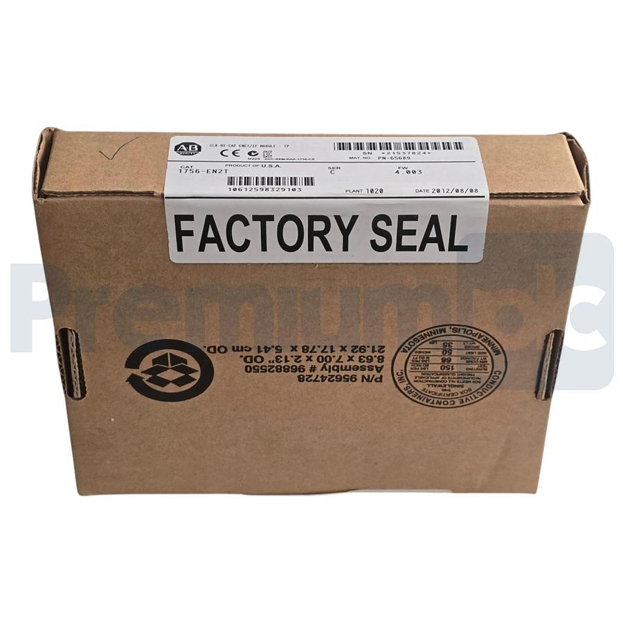 Sealed Pre-Owned Allen Bradley 1756-EN2T /C ControlLogix Hi-Cap ENet/IP Module