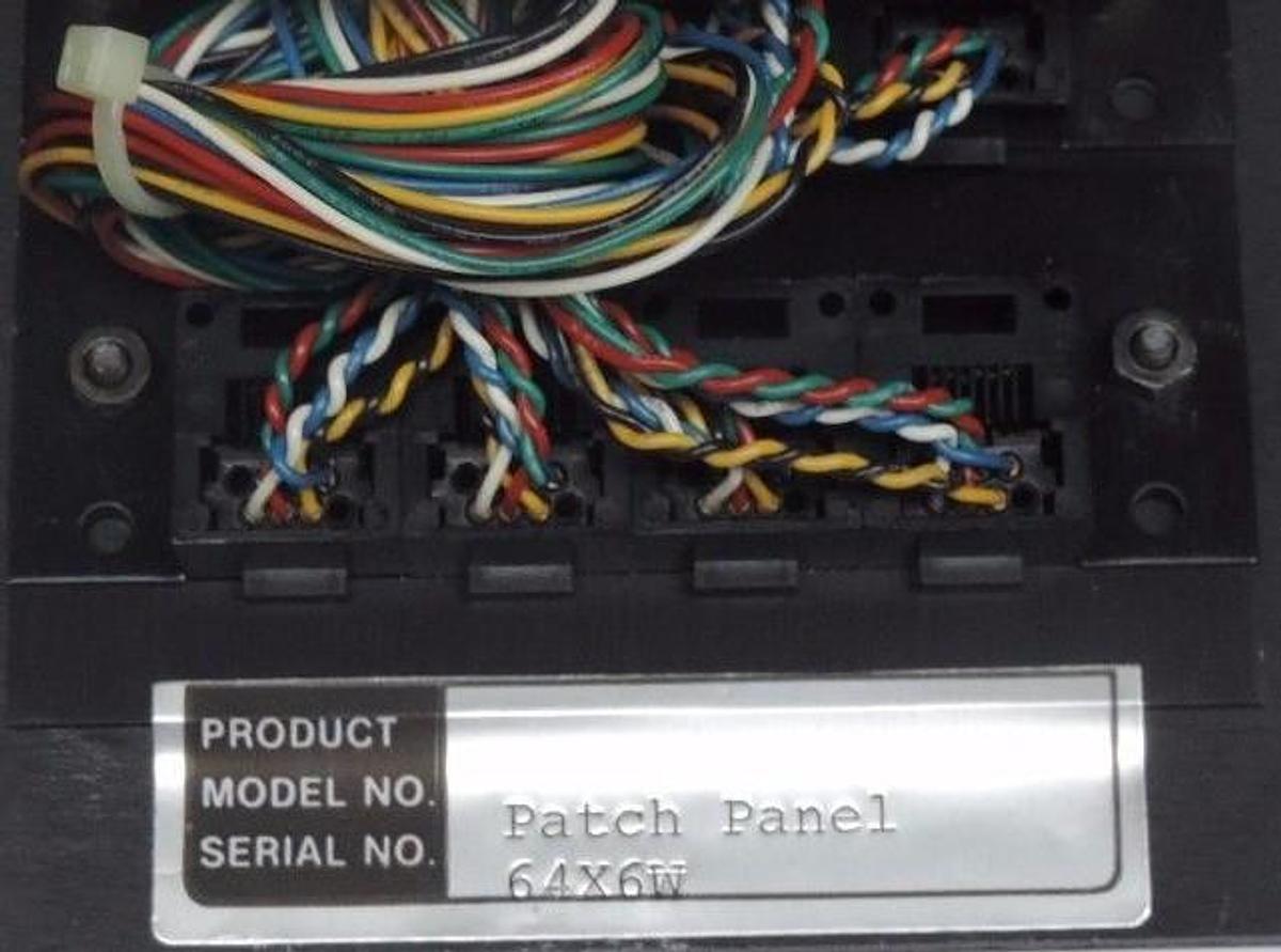 Used NIB CMS CABLE MANAGEMENT SYSTEMS CONTROL PANEL ASSEMBLY, PATCH PANELS